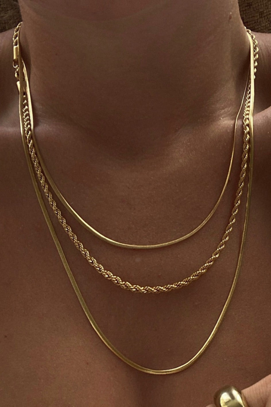 Alaia Layered Chain Necklace