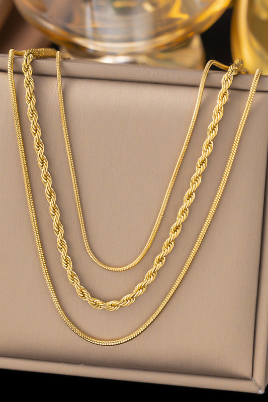 Alaia Layered Chain Necklace